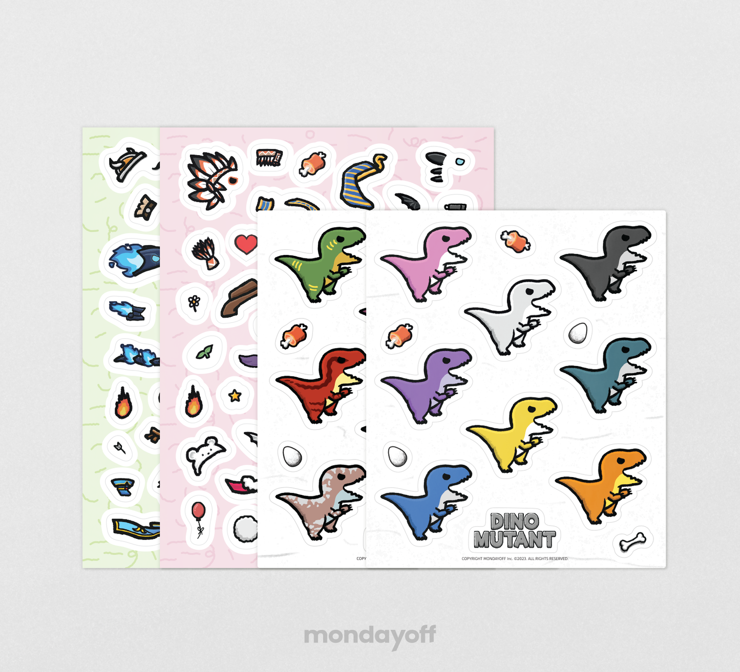 Dino Custom Sticker pack